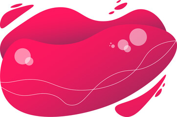 red background with abstract graphic elements for presentation background design