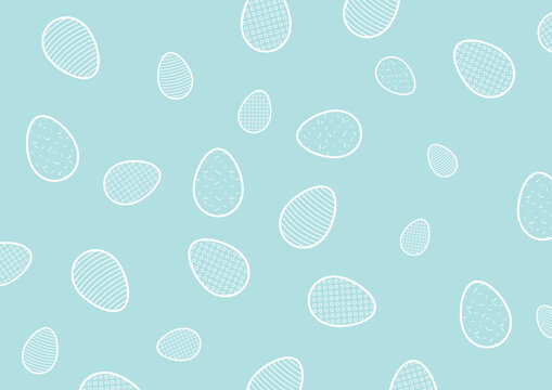 light easter eggs pattern background