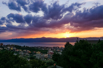 Fototapeta premium Travel and Holidays in Calabria Italy. South of Italy, Calabria, heel of the italian boot