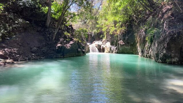 Cascadas de comala, chiquilistl&aacute;n, jalisco, mexico