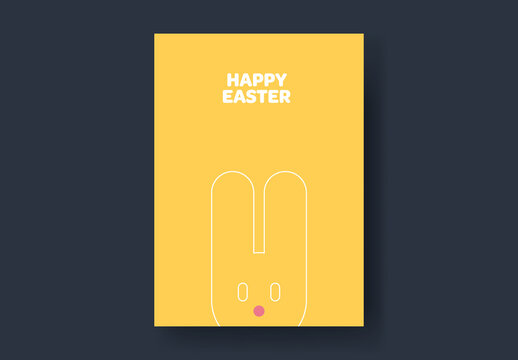 Easter Bunny Green Card