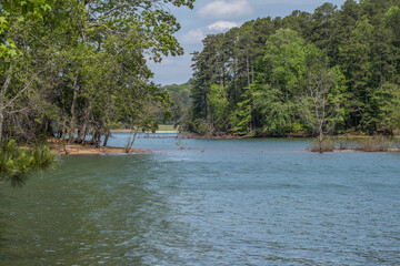 Lake Lanier inlet in Georgia