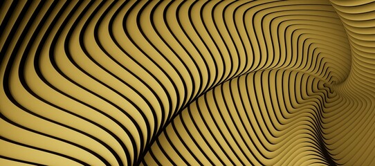 gold cloth background texture. 3D illustration. 3D illustration.