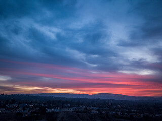 Fototapeta premium Sunset landscape