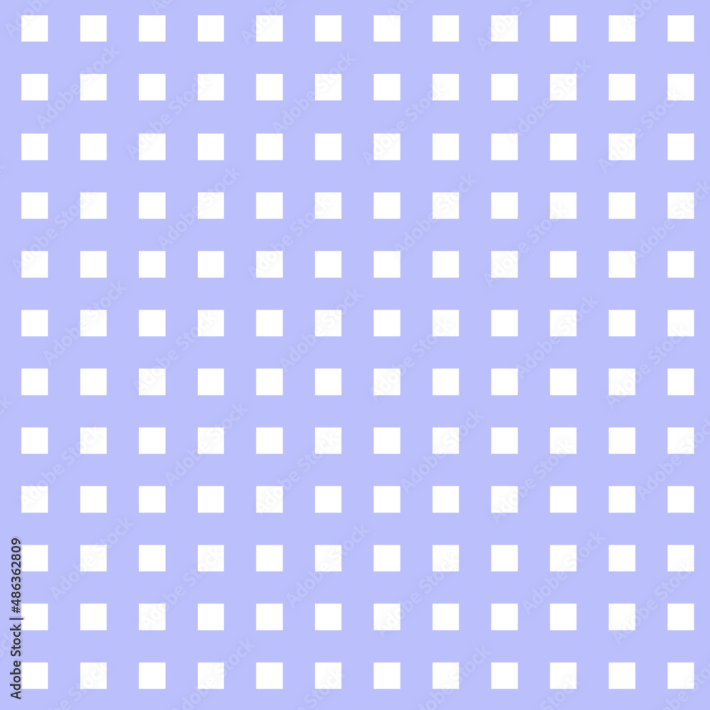 Poster Seamless pattern with velvet violet squares. Tartan pattern. Checkered texture plaid. Design geometric stripes for fabric prints, cosy home textile, wallpaper. Sweet candy violet background vector.