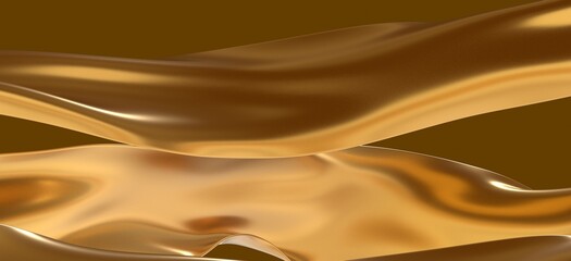 silk gold wave swirl premium 3d background