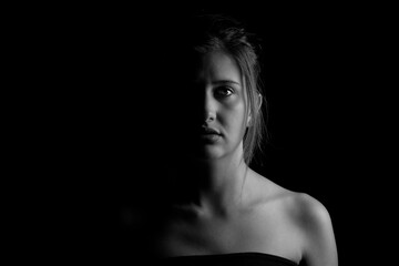 Naklejka premium portrait of a woman