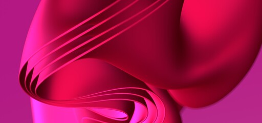 Abstract pink background 3d  modern
