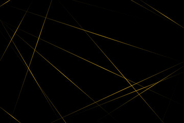 Abstract black with gold lines, triangles background modern design. Vector illustration EPS 10.