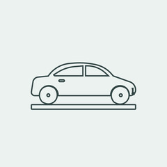 car vector icon illustration sign 