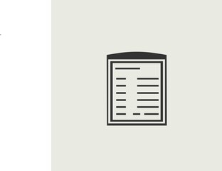 Clipboard vector icon illustration sign 