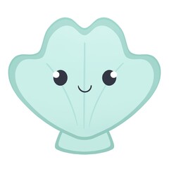 cute summer illustration for kids - shell