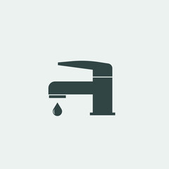faucet vector icon illustration sign 
