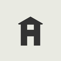 home vector icon illustration sign 