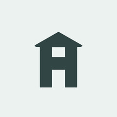 home vector icon illustration sign 