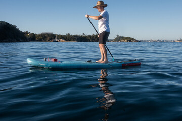 Paddle boarding