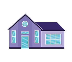 purple dream house facade