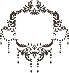 ornate flourish frame