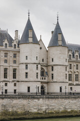 Fototapeta na wymiar La Conciergerie, a palace on the banks of the Seine with a fascinating history