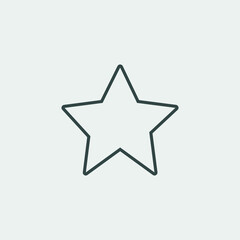 Star vector icon illustration sign