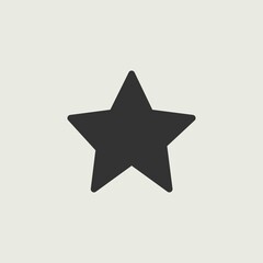 Star vector icon illustration sign