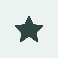 Star vector icon illustration sign