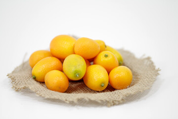 Fresh Bitter sweet kumquat fruits