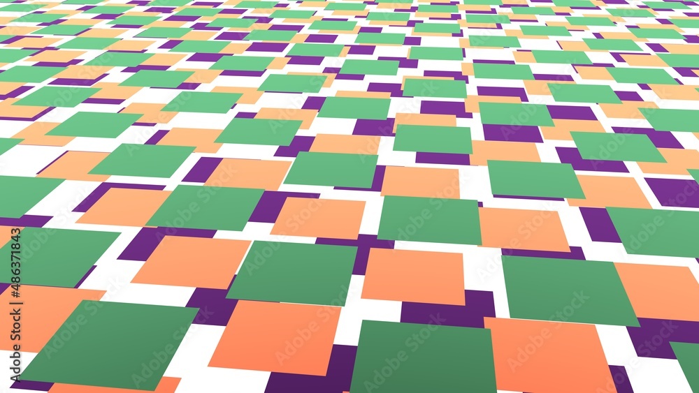 Poster abstract background with squares