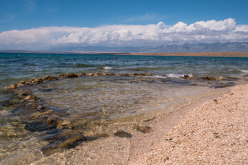 Nice view of the blue sea during a sunny day
