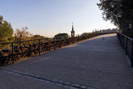 &aacute;rvores no parc guell, Barcelona