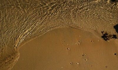 orilla de la playa