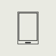 Phone vector icon illustration sign