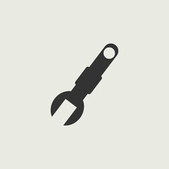 Wrench vector icon illustration sign