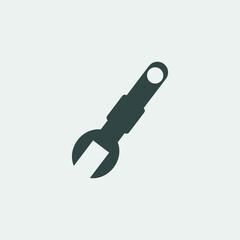Wrench vector icon illustration sign