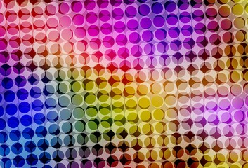 Light Multicolor vector layout with circle shapes.