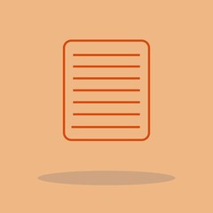 Note vector icon illustration sign © Pethias