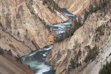 waterfall in the mountains