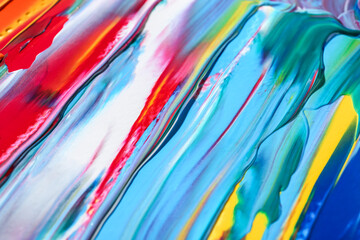 Bright abstract painting as background
