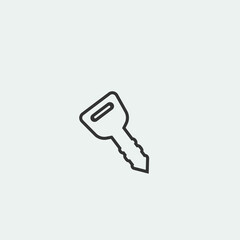 Key vector icon illustration sign