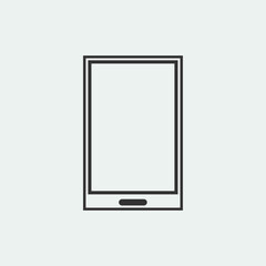 Phone vector icon illustration sign