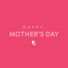 Happy Mother's Day. Vector illustration	
