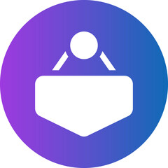 signboard glyph icon