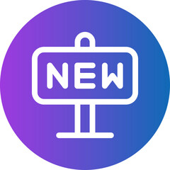 new gradient icon
