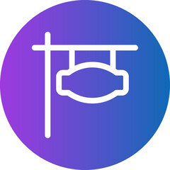 signage gradient icon