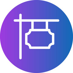 signage gradient icon