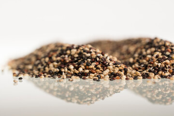 TRICOLOR TYPE QUINOA HARVESTED IN PERU