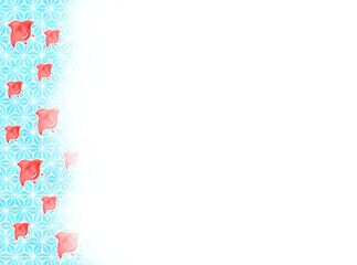 千鳥紋フレーム、背景