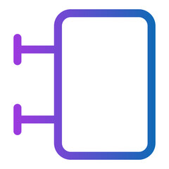 rectangle gradient icon