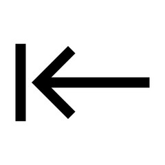 left icon - outline style