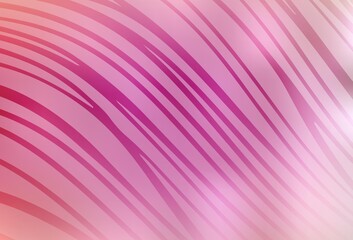 Light Pink vector background with wry lines.